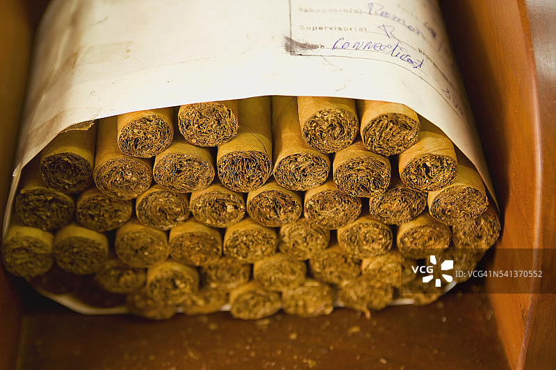 La Leyenda del Cigarro商店和工厂的包装雪茄图片素材