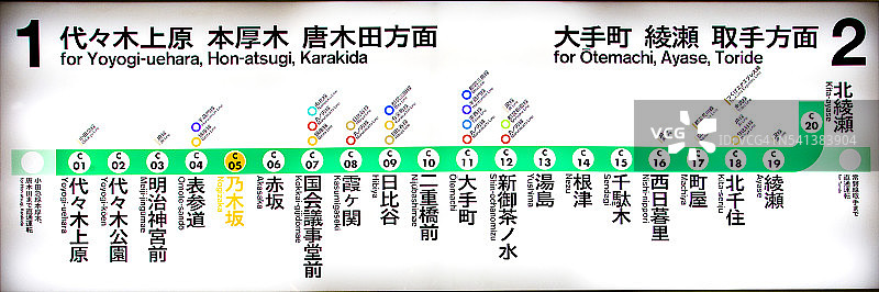 东京地铁线路图图片素材