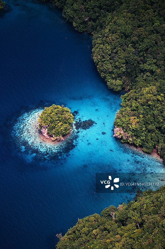 洛克群岛世界遗产地鸟瞰图片素材