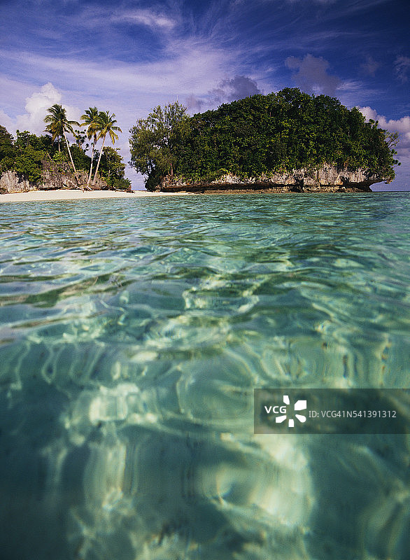 帕劳的岩石群岛图片素材