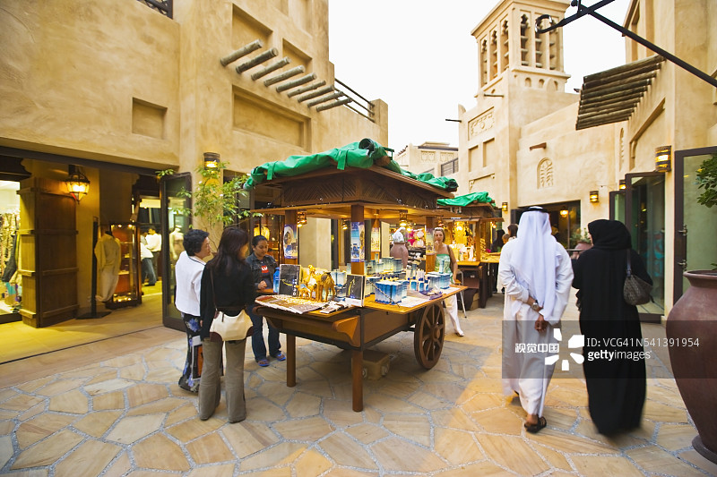 朱美拉古城内的露天庭院图片素材