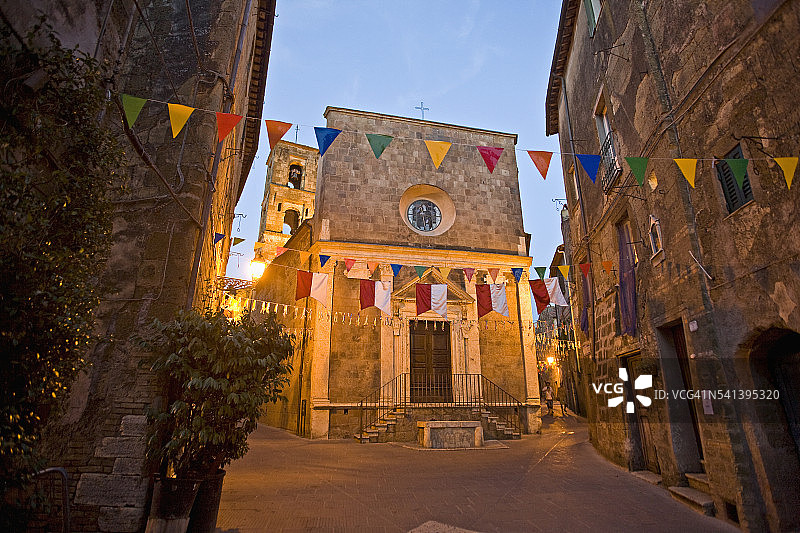 皮蒂利亚诺的行人走道图片素材