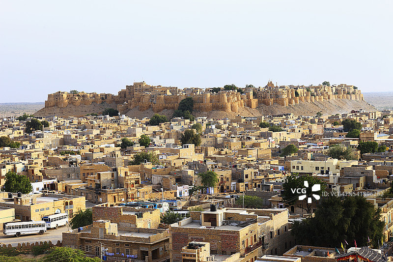 斋沙默尔城镇与堡垒图片素材