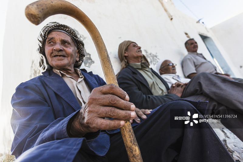 塔梅兹雷特小村庄的居民图片素材