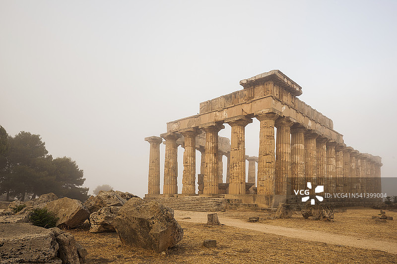 塞利农特考古遗址赫拉神庙图片素材