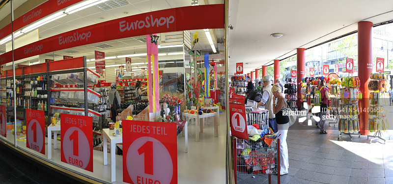 夏洛滕堡的1欧元商店图片素材