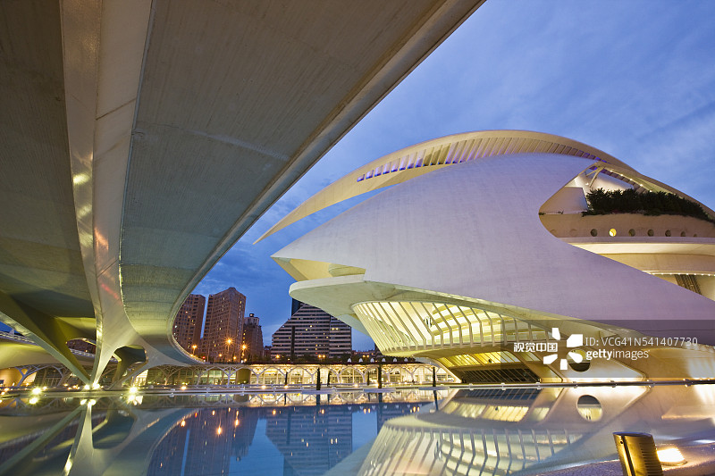 艺术科学城索菲娅王后艺术歌剧院图片素材