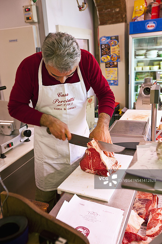 Casa Porciatti传统食品和葡萄酒商店图片素材