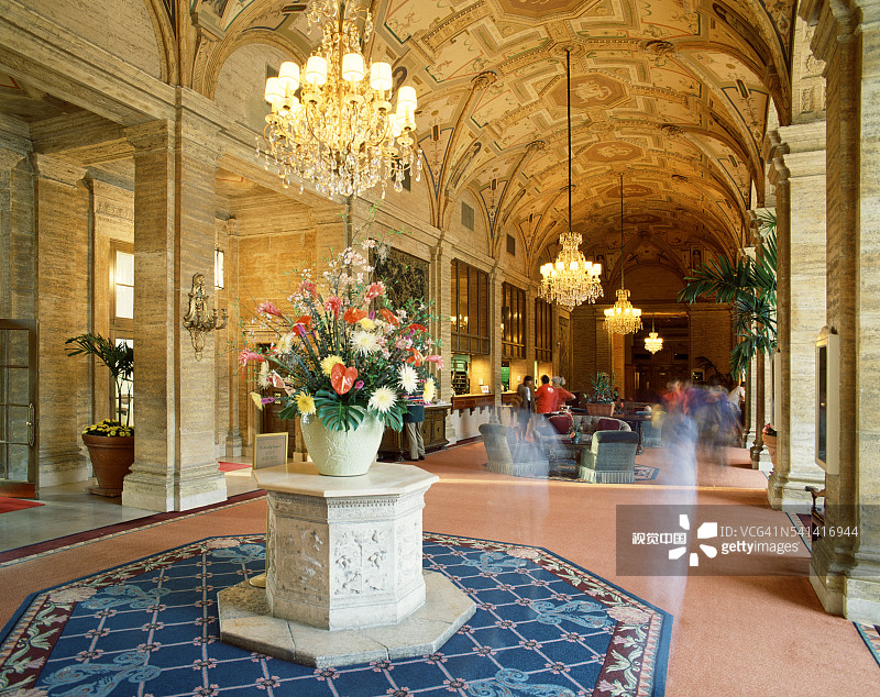 棕榈滩布雷克斯酒店大堂图片素材