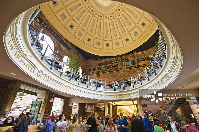 法纳尔集市（又称昆西市场）内部图片素材