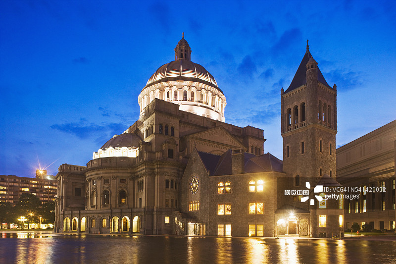 基督教科学中心的教堂图片素材