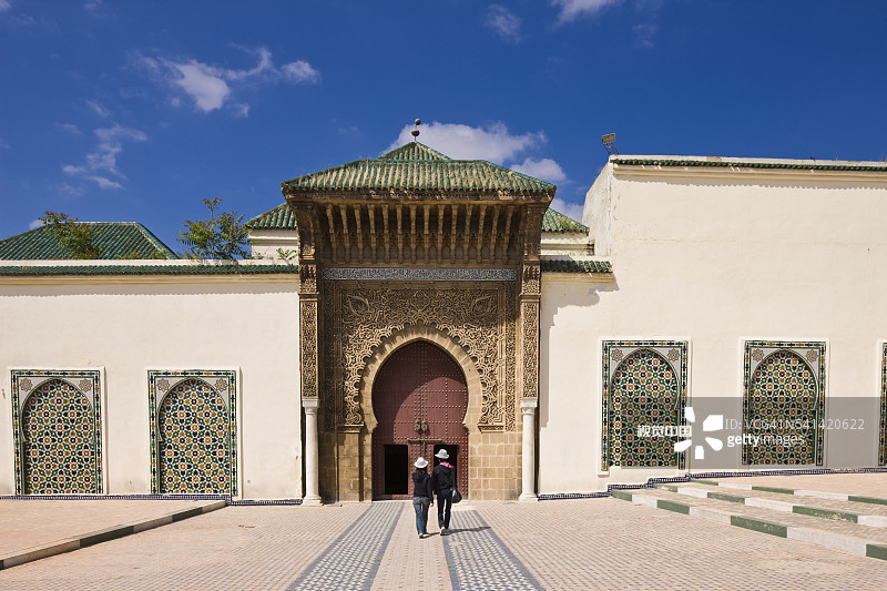 穆莱伊斯梅尔陵墓入口图片素材