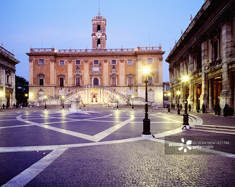 卡比托利欧山上元老宫图片素材