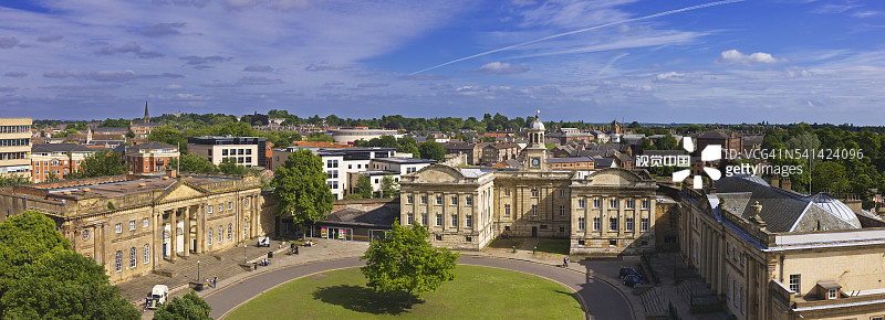英格兰约克镇和约克城堡博物馆图片素材