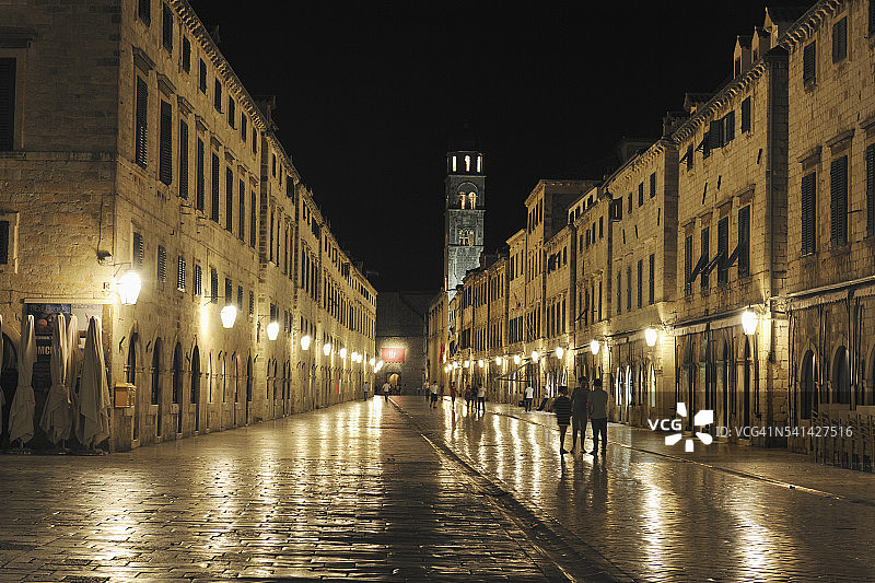 杜布罗夫尼克老城斯特拉顿大街图片素材