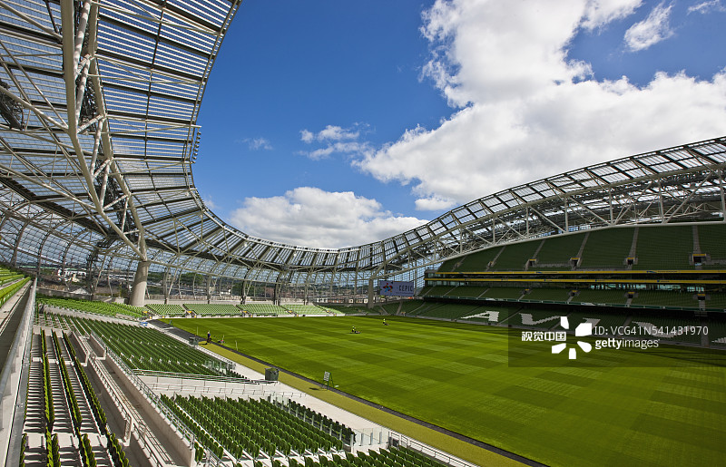 爱尔兰都柏林博尔斯布里奇的英杰华体育场图片素材