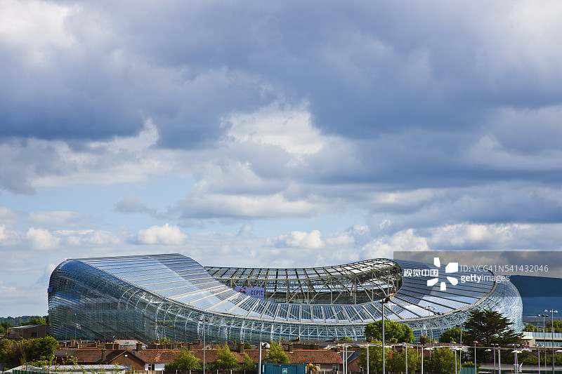 爱尔兰都柏林博尔斯布里奇的英杰华体育场图片素材
