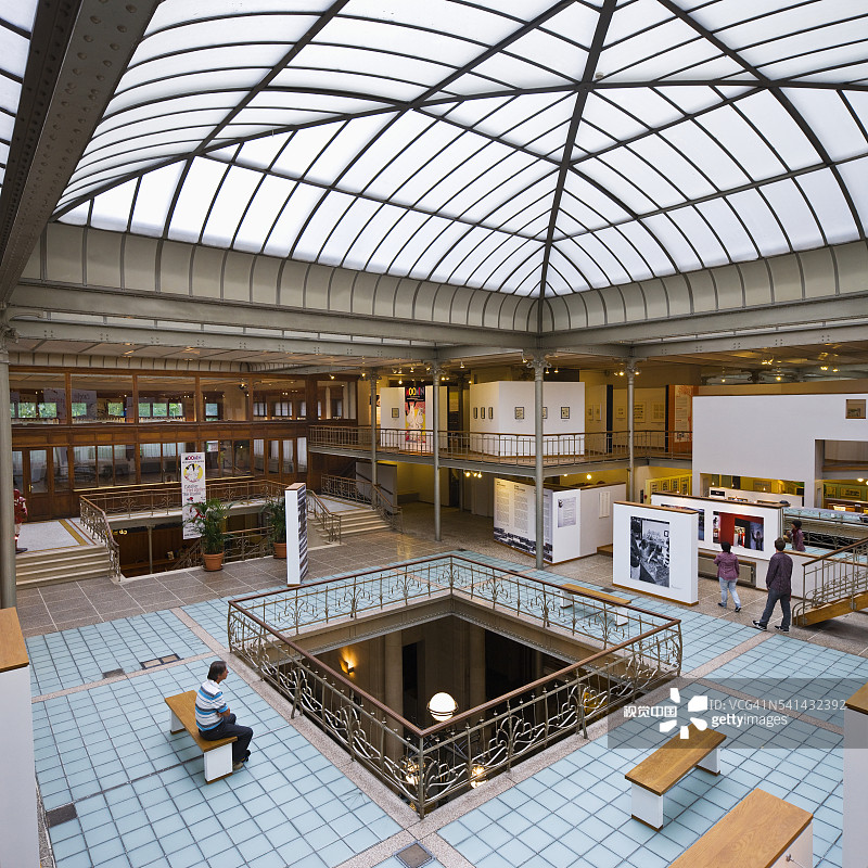 漫画博物馆内景图片素材