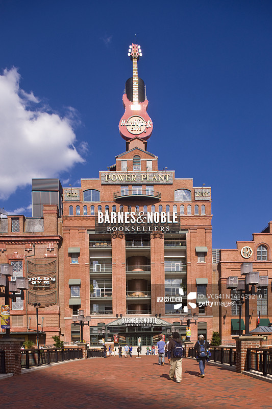 巴尔的摩普拉特街发电厂图片素材