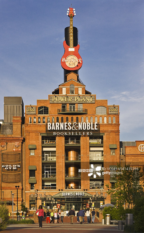 巴尔的摩普拉特街发电厂图片素材