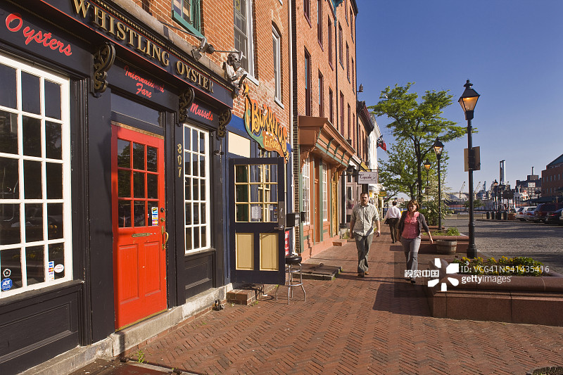 费尔斯角南百老汇街的店铺图片素材