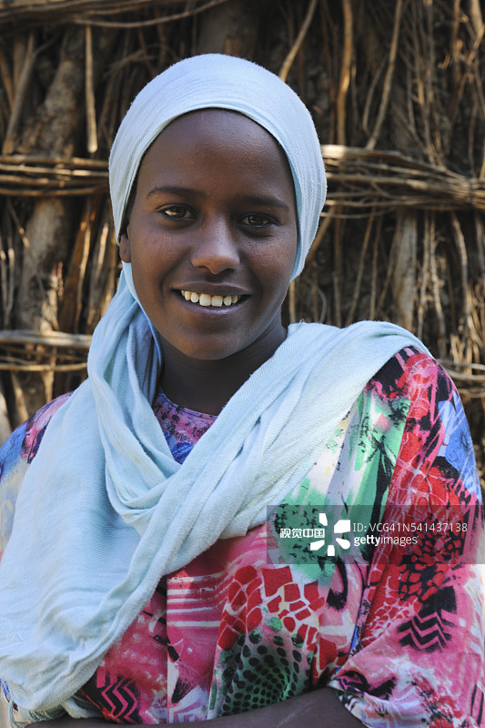 卡拉切迪的阿拉奥巴村的日常生活图片素材