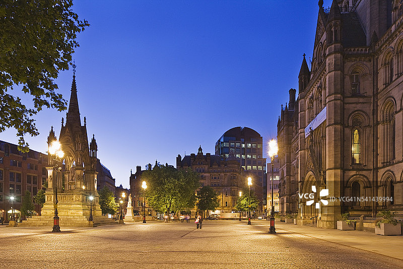 曼彻斯特艾伯特广场景色图片素材