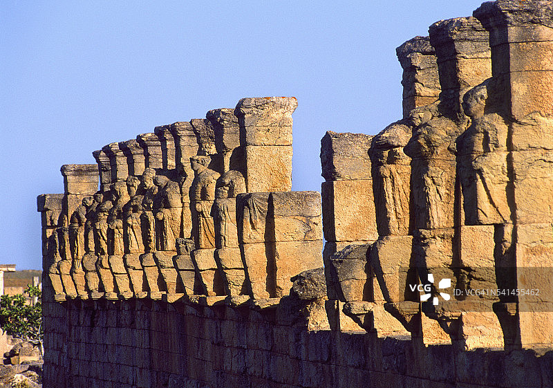 卡里亚蒂德雕像遗址图片素材