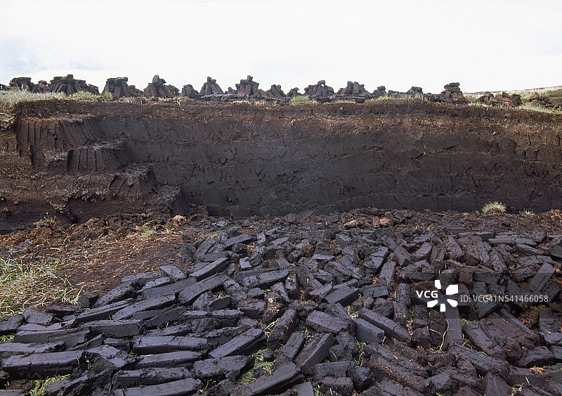 莎莉峡谷附近的泥炭地风景图片素材