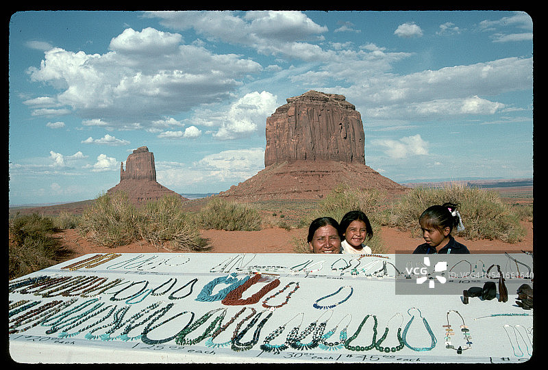 纪念碑谷（纳瓦霍族地区）的珠宝销售图片素材