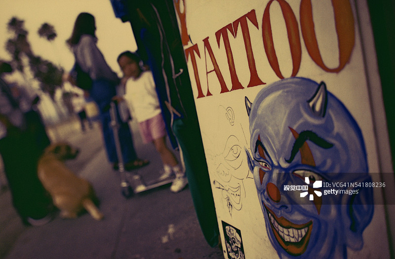 纹身店招牌图片素材