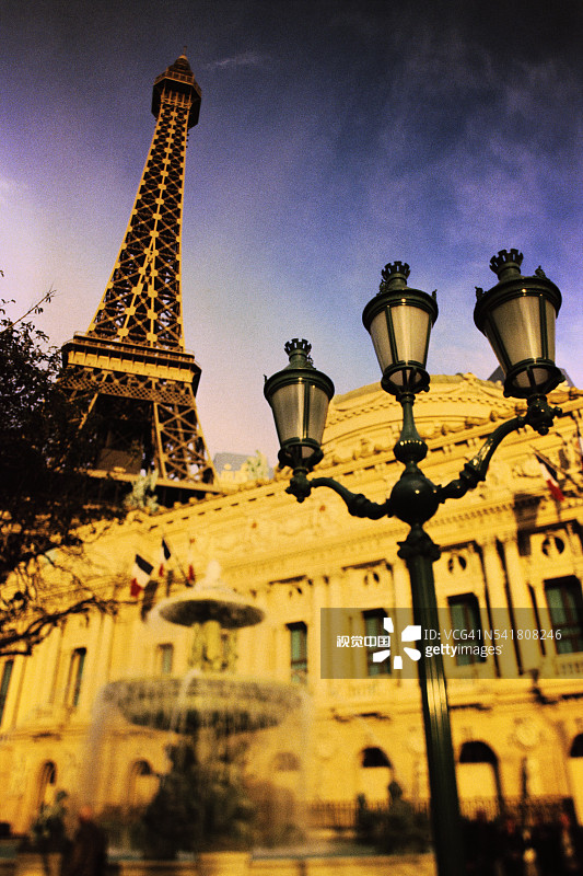 巴黎酒店和赌场外观图片素材