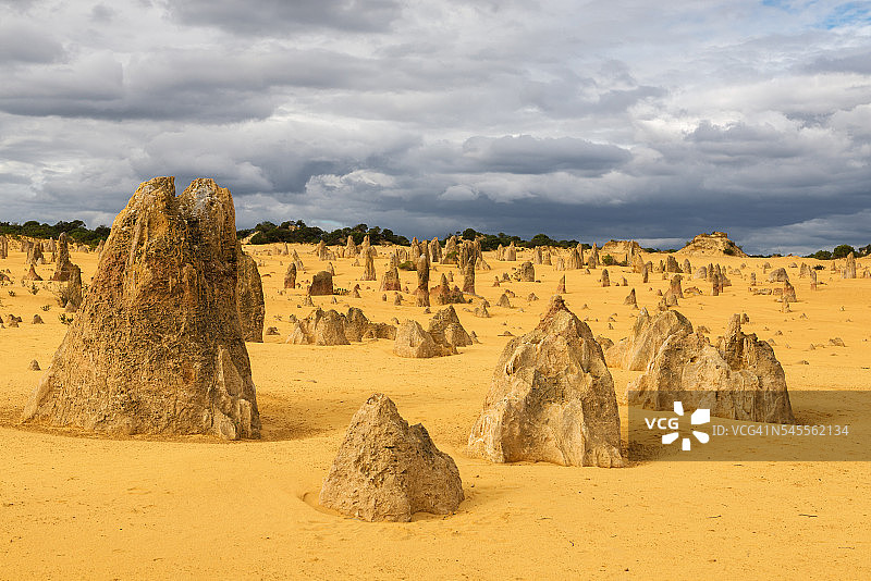 南奔国家公园尖峰石阵沙漠图片素材