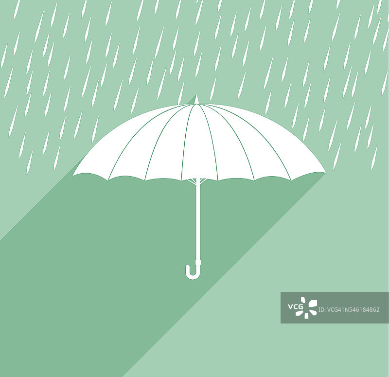 雨伞雨水图片素材