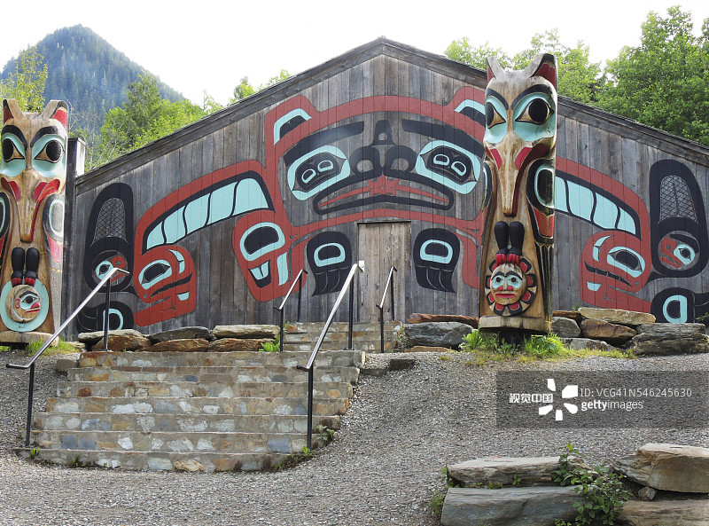 萨克斯曼氏族房屋图片素材