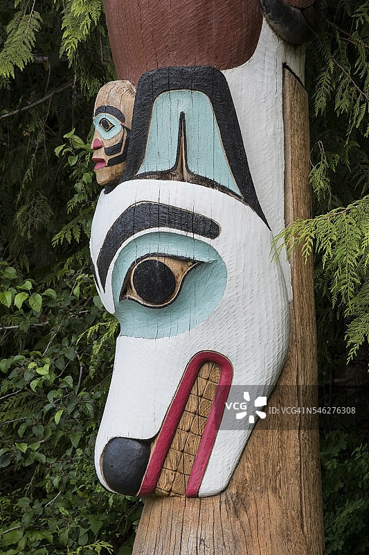 图腾柱细节图片素材