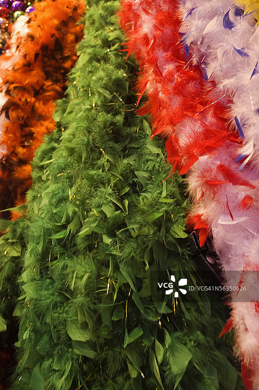 羽毛围巾特写图片素材