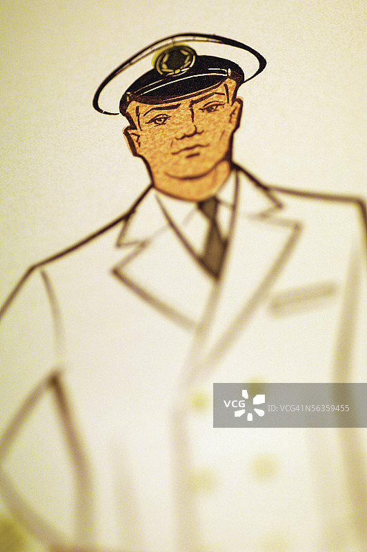 制服男子图示图片素材