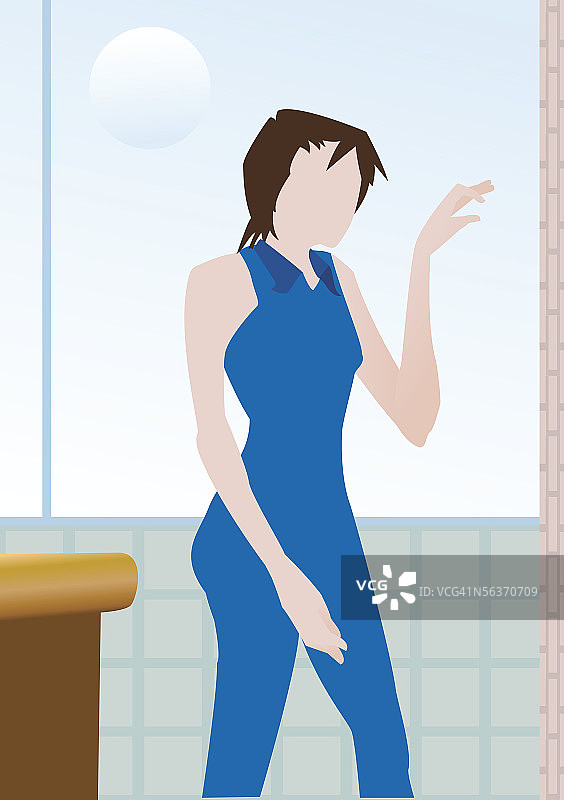 举起手的女人图片素材