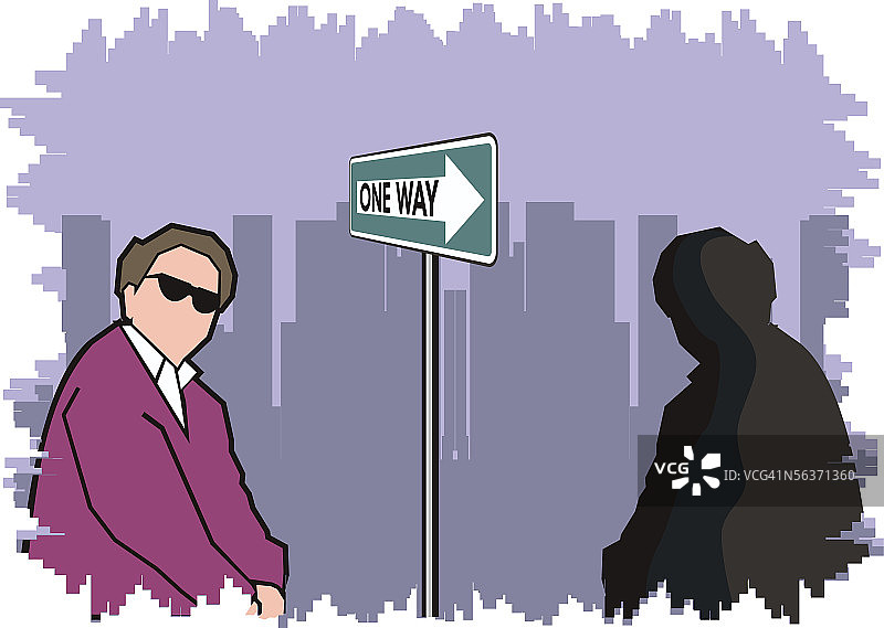 戴太阳镜的男人的侧面轮廓图片素材