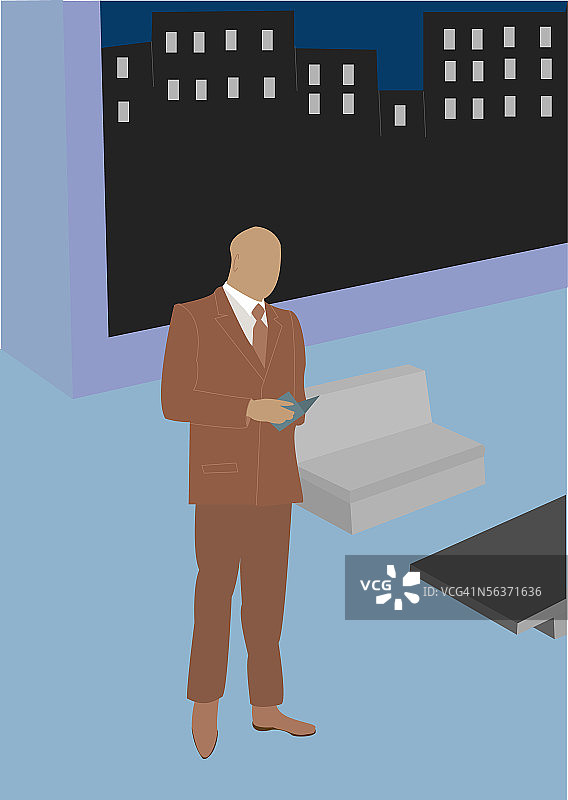 站在办公室里的商务人士图片素材