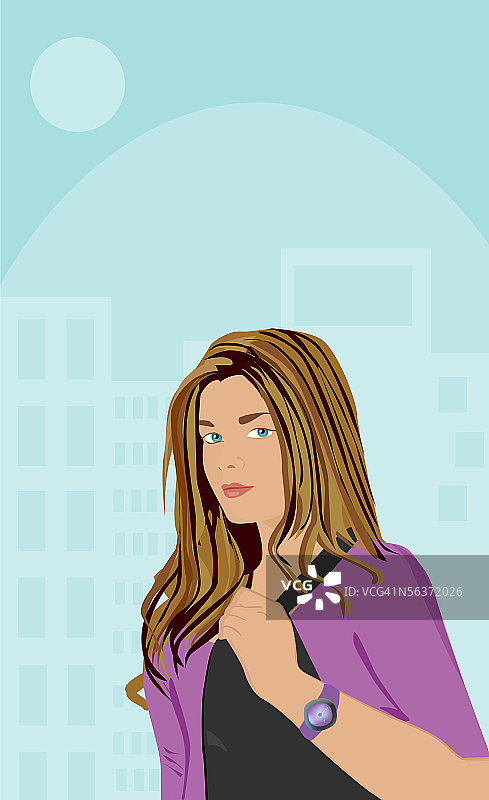 女人的肖像图片素材