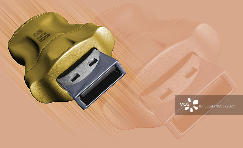 USB存储设备特写图片素材