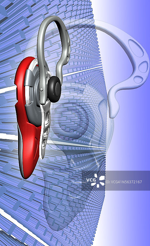 助听器特写图片素材