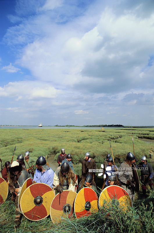 黑斯廷斯战役重演图片素材