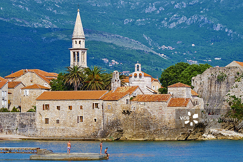 黑山布德瓦老城图片素材