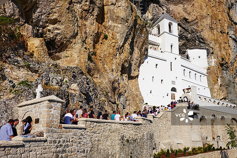 黑山奥斯特罗格修道院图片素材