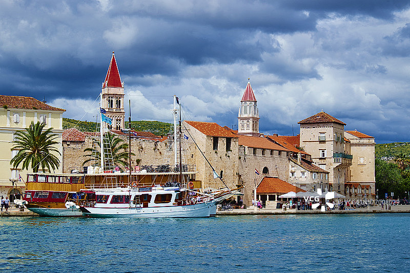 克罗地亚达尔马提亚特罗吉尔风光图片素材