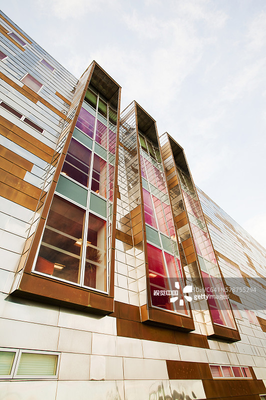 位于英国东北部蒂斯河畔的米德尔斯堡学院图片素材