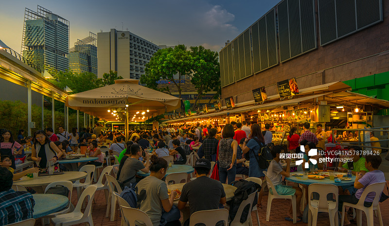新加坡美食目的地图片素材